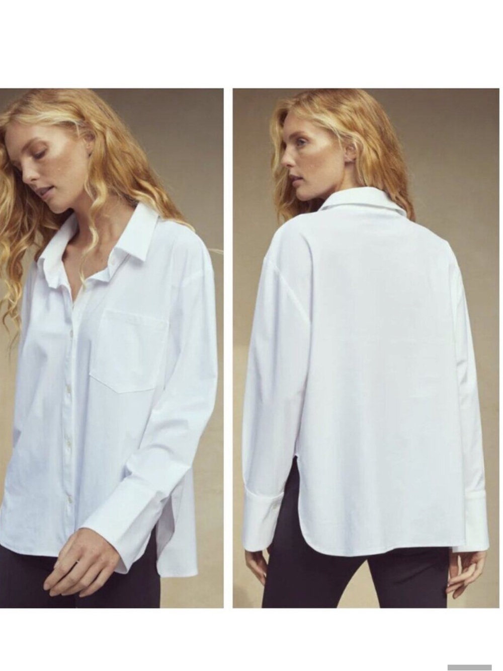 ONA by Yoon Chung Women's Oversized Shirt White
